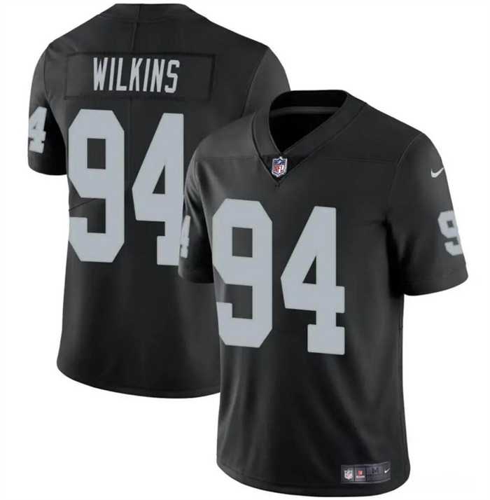 Men & Women & Youth Las Vegas Raiders #94 Christian Wilkins Black Vapor Football Stitched Jersey,We sell and wholesale Men & Women & Youth Las Vegas Raiders #94 Christian Wilkins Black Vapor Football Stitched Jersey on line form chian!